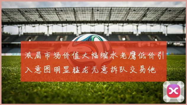 浓眉市场价值大幅缩水老鹰低价引入意图明显猛龙无意拆队交易他